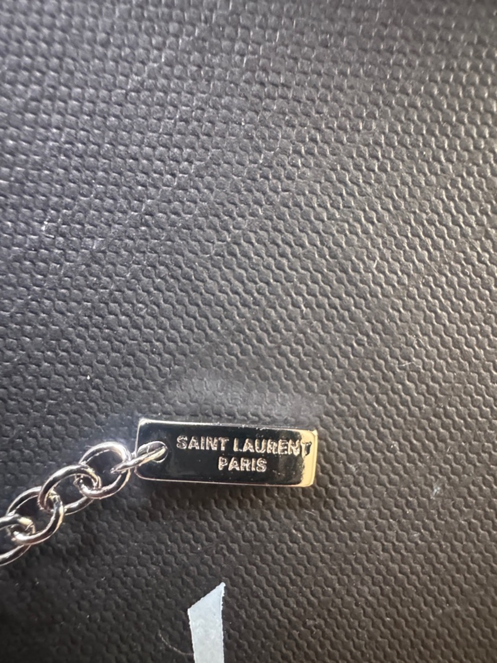 Saint Laurent Silver YSL Logo Link Bracelet - Picture 3 of 7